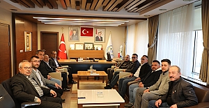 AK Parti İlçe Yönetim Kurulu'ndan Başkan Şaltu'ya ziyaret
