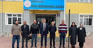 İlçe Milli Eğitim Müdürü Çaylak’tan köy okullarına ziyaret