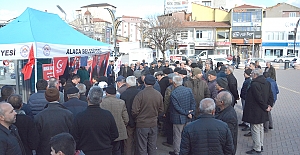 Alaca'da Muhsin Yazıcıoğlu ve şehitler için mevlit okutuldu