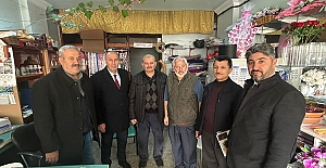 MHP Belediye Başkan Adayı Şerif Arslan’dan esnaf ziyareti