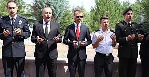 Alaca'da 15 Temmuz Demokrasi ve Milli Birlik Gününde şehitlik ziyaret edildi