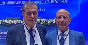 Alaca TSO Başkanı Şirin ve Çorum Ticaret Borsası Başkanı Naki Özkubat, TOBB’un "İş Dünyası İstişare Toplantısına katıldı