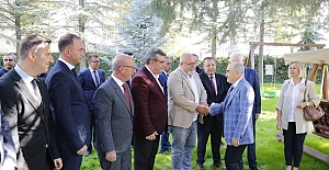 Vali Dağlı'yı uğurlamaya Alaca'dan da katılım