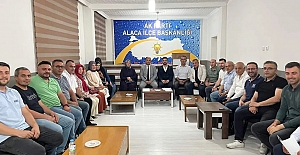Alaca AK Parti İlçe Başkanı ve yönetimi istifa etti