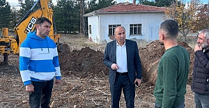 Alaca'da su sorununa çözüm: Eski depodan arıtma tesisine yeni su hattı