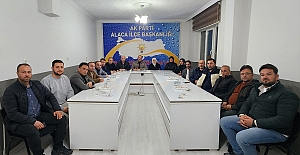 Alaca’da kongre sonrası ilk toplantı: Projeler görüşüldü