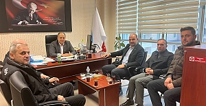 AK Parti Alaca İlçe Başkanı Gürsoy ve yönetiminin kurum ziyaretleri sürüyor
