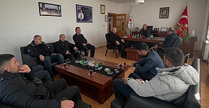 AK Parti Alaca İlçe Başkanlığının kurum ziyaretleri devam ediyor