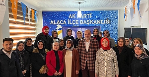 AK Parti Alaca Kadın Kolları Başkanlığına Cansu Çağlar seçildi