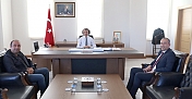 İş Bankası Müdürü Arslan, Kaymakam Aytemür’ü ziyaret etti