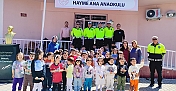 Trafik kurallarını eğlenerek öğrendiler