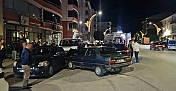 İki otomobil çarpıştı, 1 kişi yaralandı