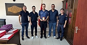 Hakim ve savcıdan Alaca Emniyet Müdürü Kırıkçı’ya teşekkür plaketi