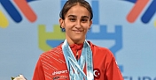 Alacalı sporcu Türkan Beşikçi tarih yazdı: Avrupa ikincisi oldu