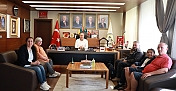 Kalehisar Kazı Başkanı Şahin’den Başkan Şerif Arslan’a ziyaret