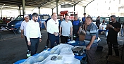 : Alaca’da dikkat çeken buluşma: Başkan Arslan’dan pazar çıkarması