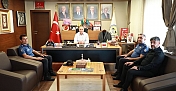 Alaca Belediye Başkanı Şerif Arslan'a Emniyet'ten ziyaret