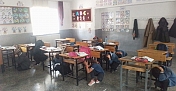 Alaca'daki okullarda eşzamanlı deprem tatbikatı
