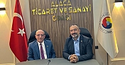 Çorum Belediye Başkan Yardımcısı Yağbat’tan Alaca TSO’ya ziyaret