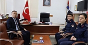 Kaymakam Meriç Dinçer’den Jandarma Komutanlığına ziyaret