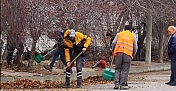 Alaca’da sonbahar temizliği sürüyor