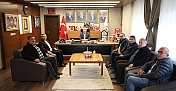 Erbaş ve yönetiminden Başkan Arslan’a ziyaret
