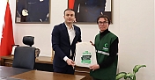 Yeşilay Temsilcisi Tokgöz’den Kaymakam Dinçer’e ziyaret