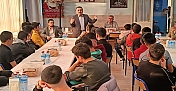 Alaca’da imam hatip pansiyonunda öğrencilerle iftar buluşması